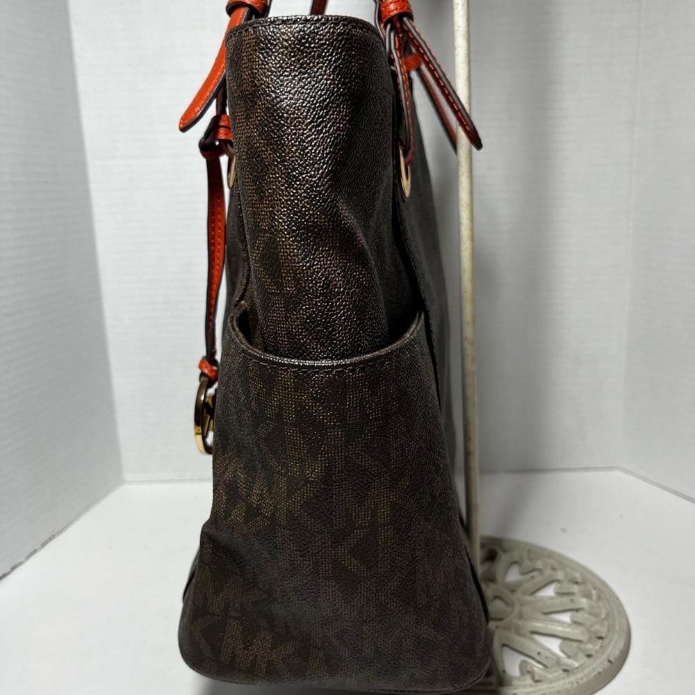 Michael Kors Jet Set Logo Tote - Brown - Picture 4 of 10